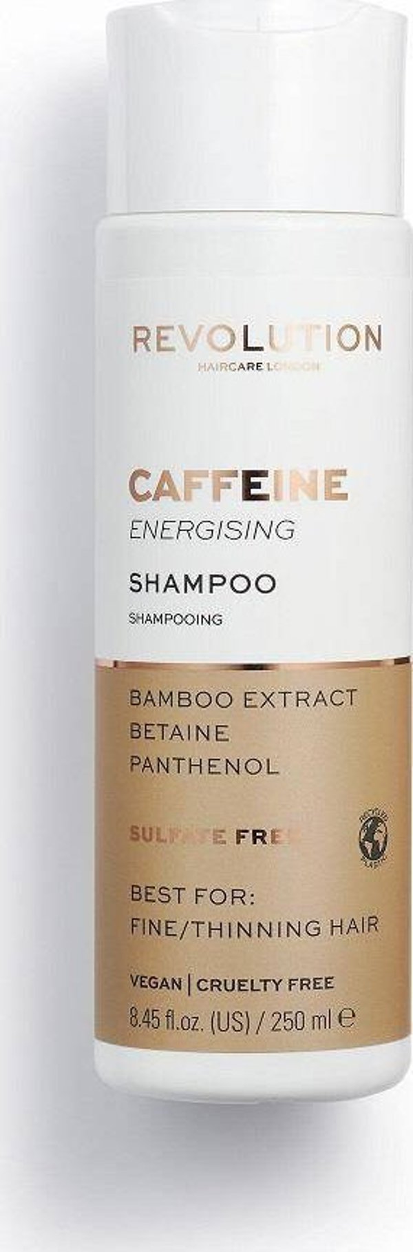 Revolution Haircare Caffeine Energising Shampoo Ενεργοποιητικό σαμπουάν για λεπτά μαλλιά 250ml