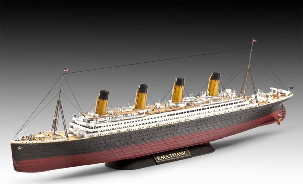 Revell Revell gift set RMS Titanic, model vehicle (two models, scale: 1:700 and 1:1200)