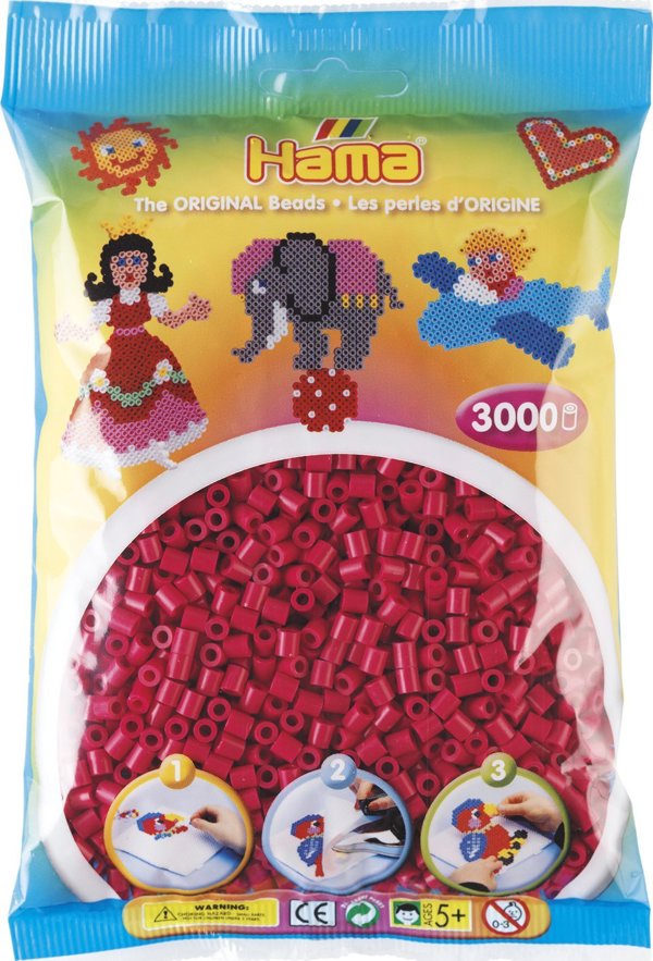 Revell Hama midi perler 3000τμχ μπορντό
