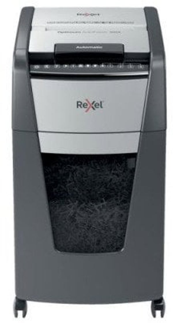 Rexel AutoFeed+ 300X Paper Shredder Cross shredding 4x25 mm P-4 60 L, 55 dB, Grey/Black (SPEC)