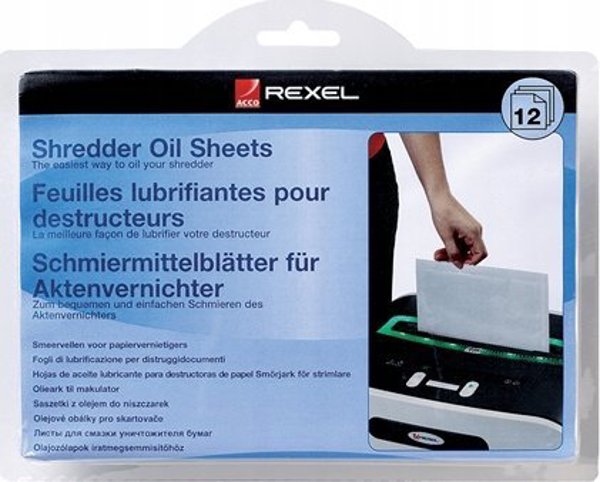 Φύλλα Rexel για λίπανση λεπίδων καταστροφέων
