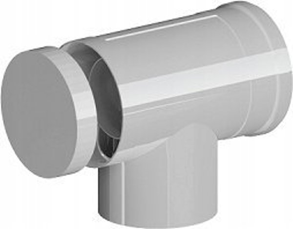 Ricom Γωνιακός Σύνδεσμος PP-AL 87° DN80/125 με Επιθεώρηση και Στεγανοποίηση