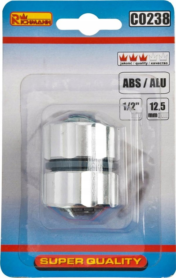 Σύνδεση σωλήνα Richmann ABS/ALU 3/4"
