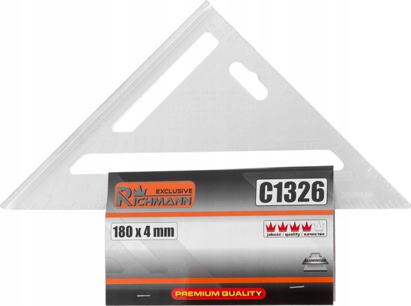 Τρίγωνο αλουμινίου Richmann 180 x 4 mm