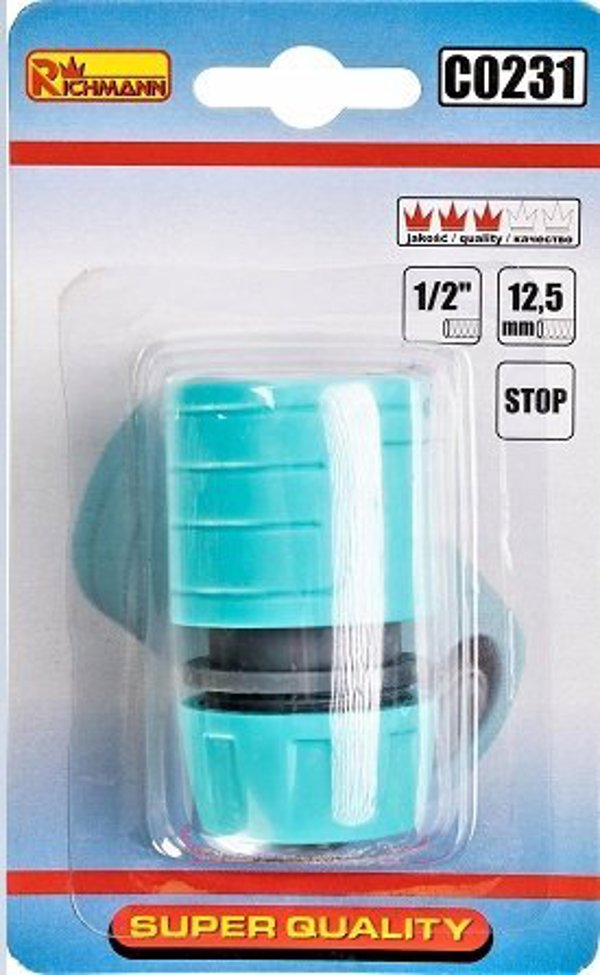 Σύνδεσμος σωλήνα Richmann ABS/ALU 1/2" 6 Richmann