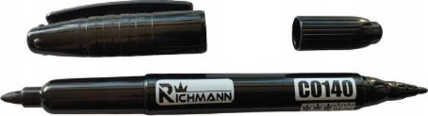 Richmann Μαύρος διπλός μαρκαδόρος 1-2 mm