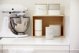 Riess RIESS - Κουζίνα δοχείο με ξύλινο καπάκι 2,2l Light Grey