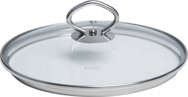 Riess Κατσαρόλα Rosso με Καπάκι 16cm, Εμαγιέ, Κατάλληλη για Επαγωγικές Εστίες