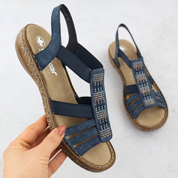 Rieker Sandals 628G7-14 Niebieskie 38