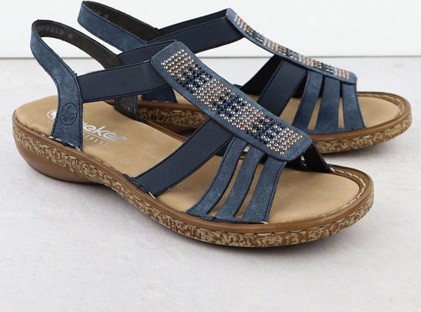 Rieker Sandals 628G7-14 Niebieskie 38