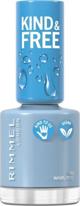 Rimmel  RIMMEL_Kind &amp| Free Clean Nail Polish lakier do paznokci 152 Tidal Wave Blue 8ml