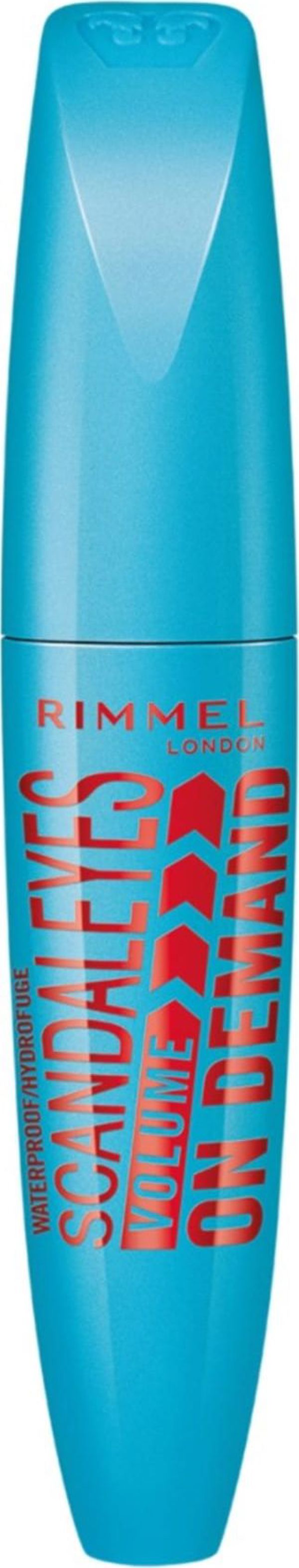 Rimmel Scandaleyes On Demand Μάσκαρα, Αδιάβροχη για Όγκο, Μαύρη