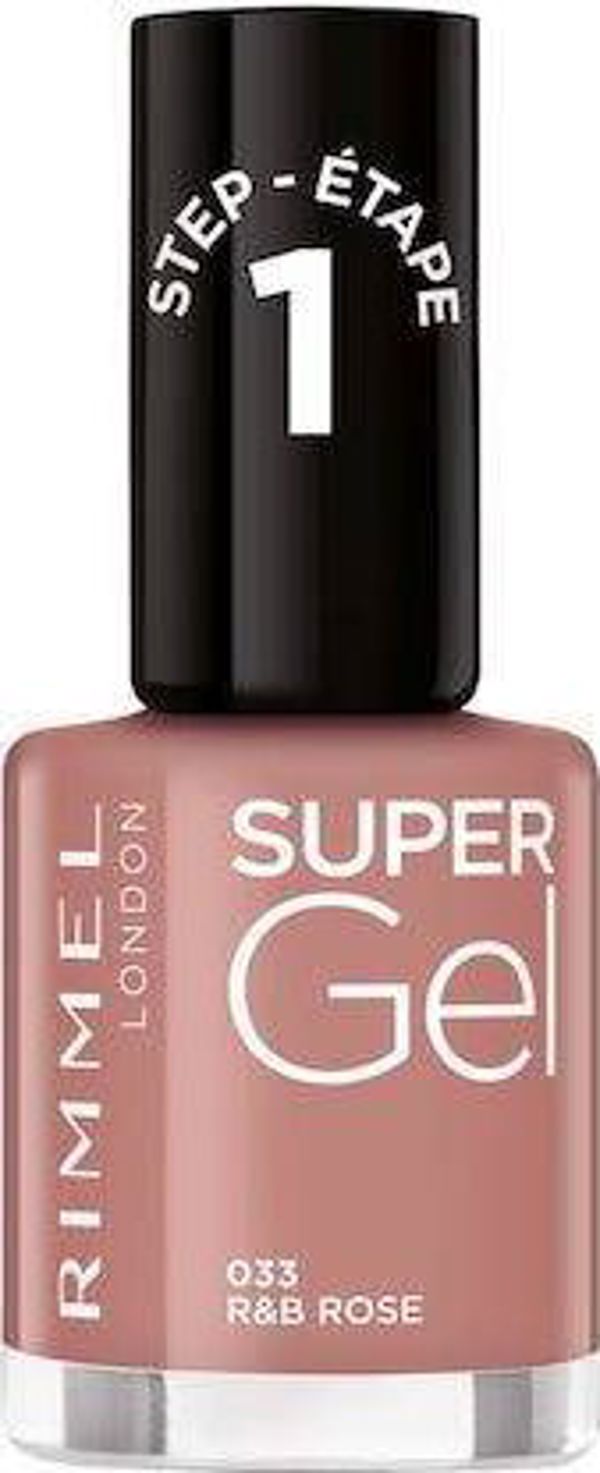 Rimmel Super Gel Βερνίκι Νυχιών, Απόχρωση 033 R B Rose, 12ml