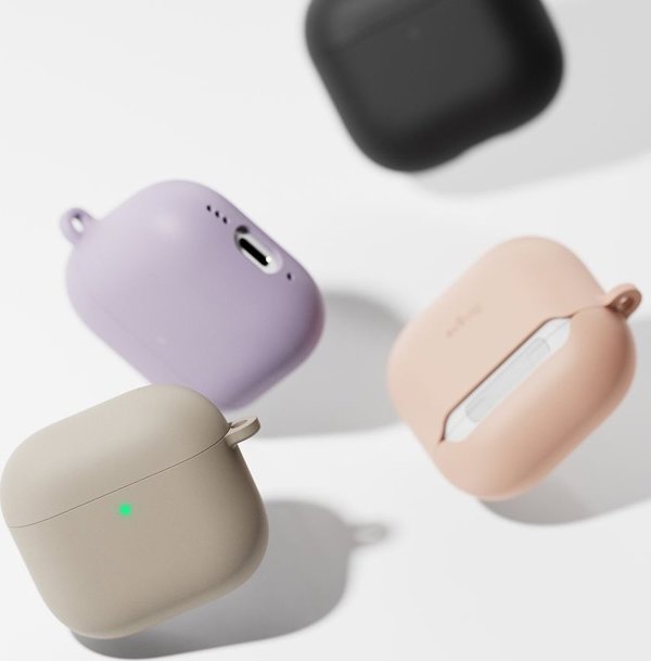 Ringke Θήκη Ringke Σιλικόνης Apple AirPods 4 Ανοιχτό Μωβ