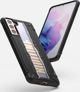Θήκη θωρακισμένη με πλαίσιο Ringke Ringke Fusion X Design για Samsung Galaxy S21+ 5G (S21 Plus 5G) μαύρο (Routine) (XDSG0054)