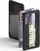 Θήκη θωρακισμένη με πλαίσιο Ringke Ringke Fusion X Design για Samsung Galaxy S21+ 5G (S21 Plus 5G) μαύρο (Routine) (XDSG0054)