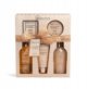 Σετ IDC Institute Scented Bronze: αφρόλουτρο, 200 ml + αφρός μπάνιου, 200 ml + λοσιόν σώματος, 100 ml + άλατα μπάνιου, 100 g + απολέπιση, 60 ml