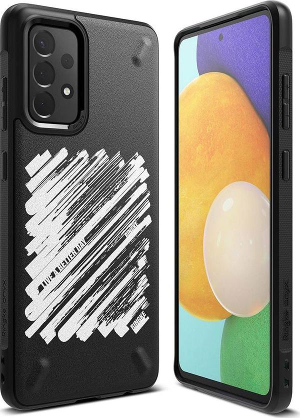 Σχεδιασμός Ringke Onyx ανθεκτική θήκη Samsung Galaxy A72 4G μαύρο (Paint) (OXSG0047)