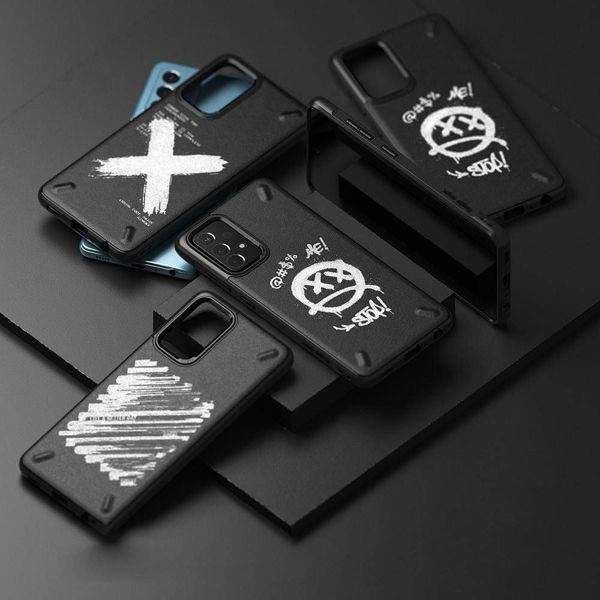Σχεδιασμός Ringke Onyx ανθεκτική θήκη Samsung Galaxy A72 4G μαύρο (Paint) (OXSG0047)