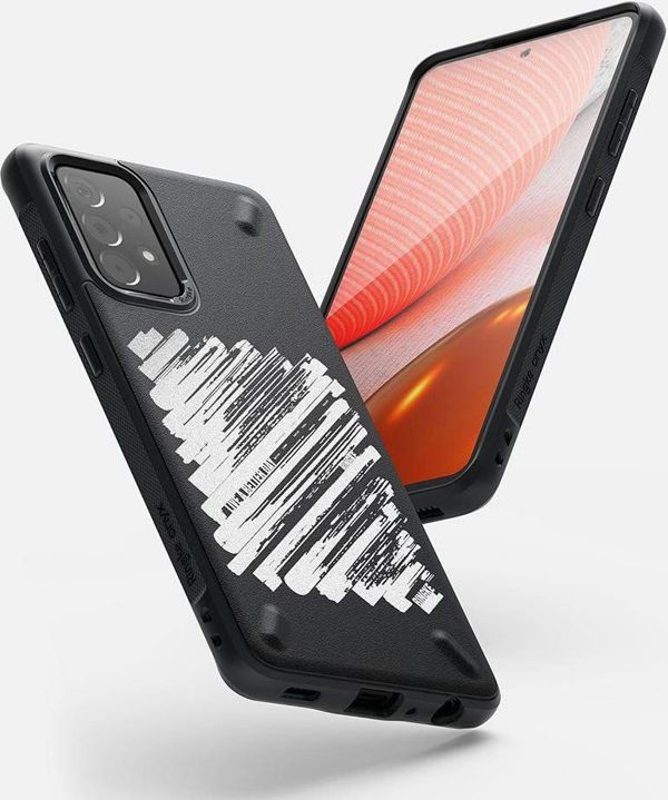 Σχεδιασμός Ringke Onyx ανθεκτική θήκη Samsung Galaxy A72 4G μαύρο (Paint) (OXSG0047)
