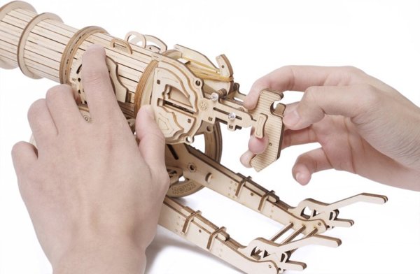 Robotime ROBOTIME Ξύλινο Παζλ 3D - Κανόνι