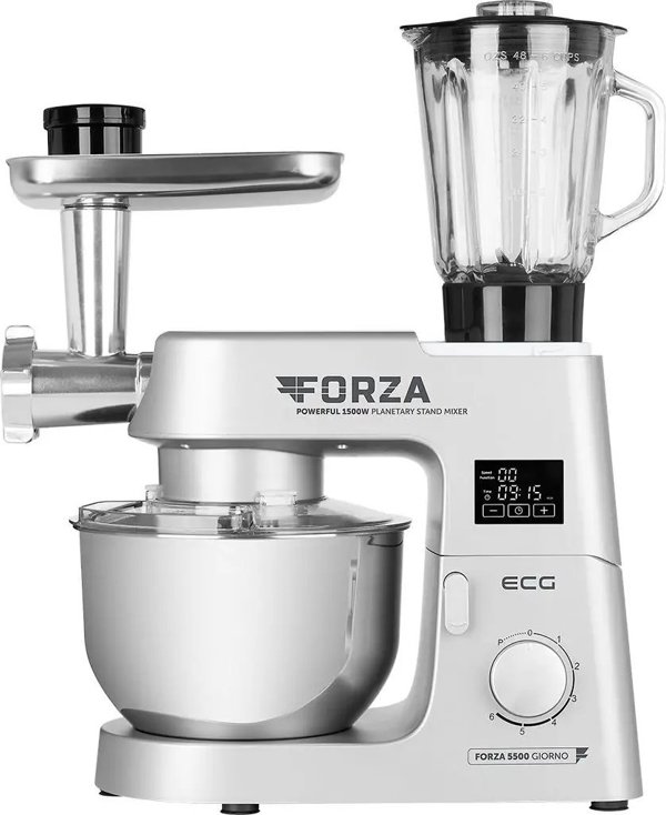 Ρομπότ κουζίνας ECG Harvester ECG FORZA 5500 Giorno Argento
