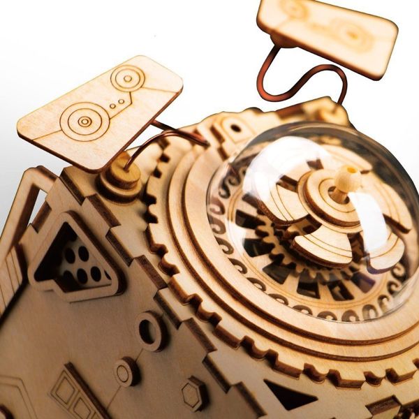 Robotime Technology ROBOTIME Ξύλινο Μοντέλο Μουσικό Κουτί Steampunk Σκύλος