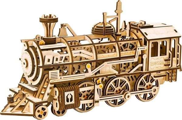 Robotime Technology ROBOTIME Ξύλινο Μοντέλο Παζλ 3D Ατμομηχανή