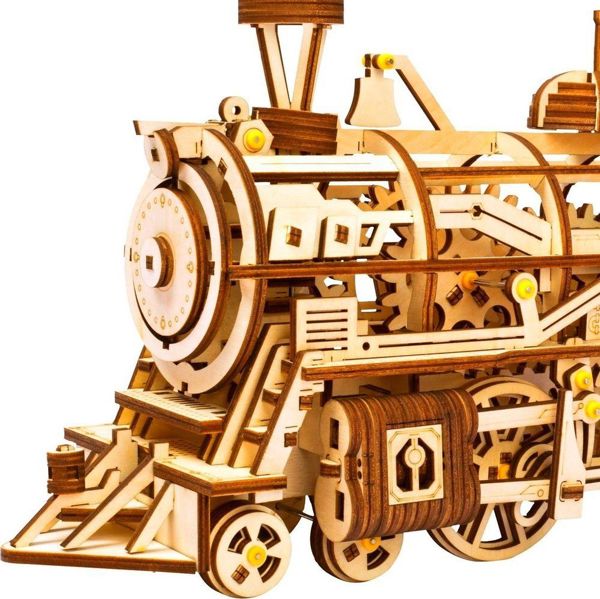 Robotime Technology ROBOTIME Ξύλινο Μοντέλο Παζλ 3D Ατμομηχανή