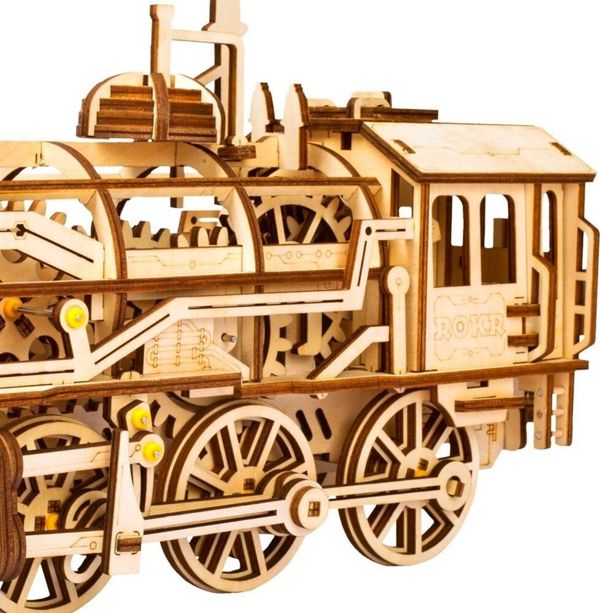 Robotime Technology ROBOTIME Ξύλινο Μοντέλο Παζλ 3D Ατμομηχανή