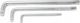 Rockforce Μοχλός τύπου L Cr-V 200mm 3/8"x3/8" διπλής όψης