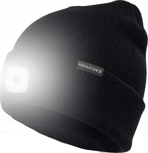 Χειμερινό καπέλο Rockforce με φακό USB LED 14405870 5906692108022