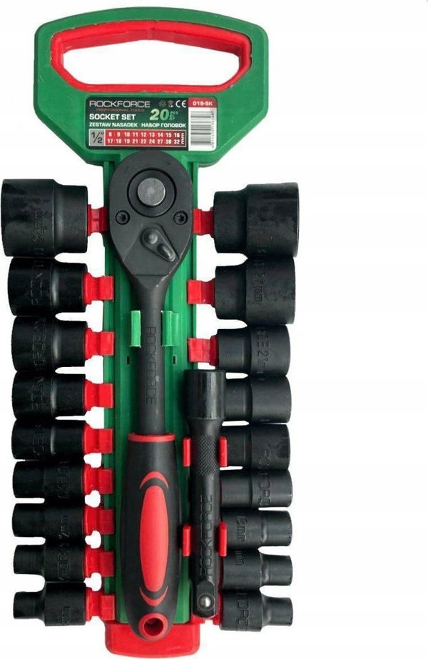 Σετ κλειδιών Rockforce ROCKFORCE 20 τεμ. 1/2" 8-32mm