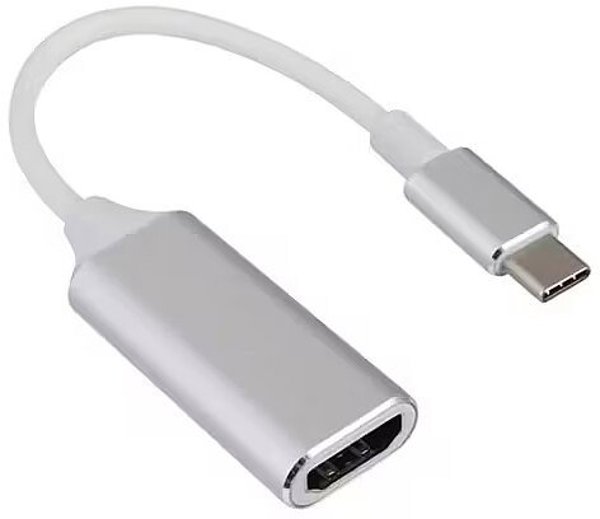 Προσαρμογέας Πολυμέσων RoGer USB-C σε HDMI (4K @ 30Hz, 1080P @ 60Hz) Ασημί