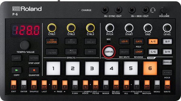 Roland AIRA Compact P-6 Δημιουργικό Δειγματολήπτης