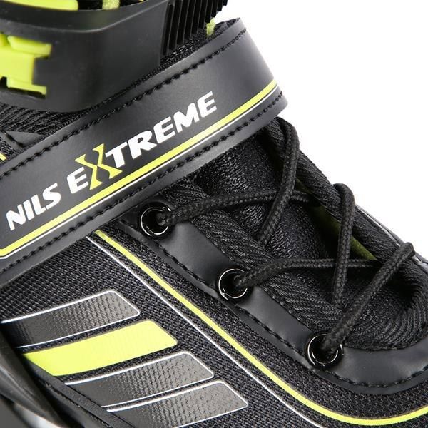 Ρολάκια Nils Extreme NH18191 με εναλλάξιμη λεπίδα ρυθμιζόμενα μαύρα μ. 29-33