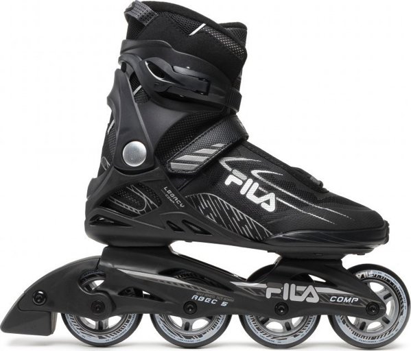 Fila Legacy Comp Ανδρικά Inline Πατίνια Αναψυχής, 80mm, Μαύρα, Μέγεθος 42