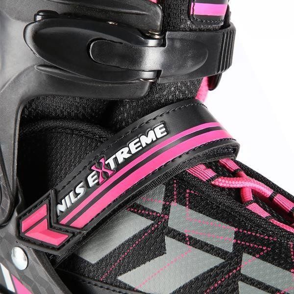Nils Extreme Ρόλερ Αναψυχής NA11002 Ρυθμιζόμενα, Μαύρα, Μέγεθος 39-42