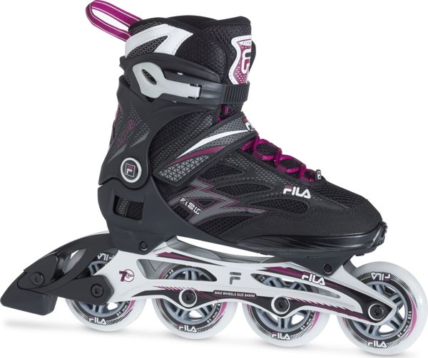 Fila Argon W Γυναικεία Roller Skates Αναψυχής, Τροχοί 84mm, ABEC 7, Μαύρα, Μέγεθος 38