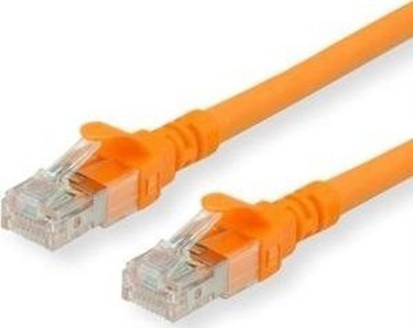 Καλώδιο Patch Roline ROLINE - RJ-45 (Α) σε RJ-45 (Α) - 1 μ - SFTP, PiMF - CAT 6 - χωρίς αλογόνα, διαμορφωμένο, πλεκτό - πορτοκαλί (21.15.2671)