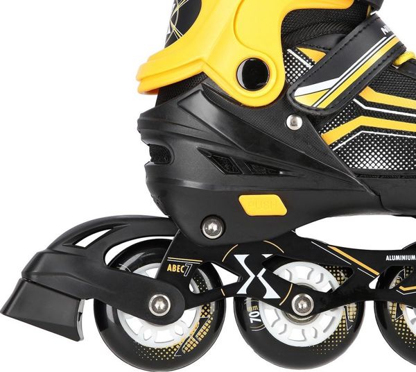 Ρόλερ Nils Extreme NH18190 με εναλλάξιμη λεπίδα ρυθμιζόμενα μαύρα μέγεθος 34-38