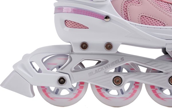 Ρόλερ Blackwheels Flex Pro αναψυχής ρυθμιζόμενα ροζ ν. 39-42