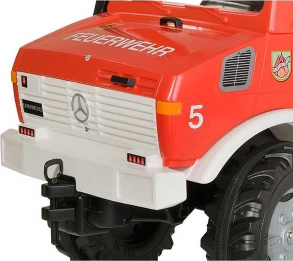Rolly Toys Rolly Toys Unimog Mercedes Benz Αυτοκίνητο με πετάλια Πυροσβεστική + Φάρος