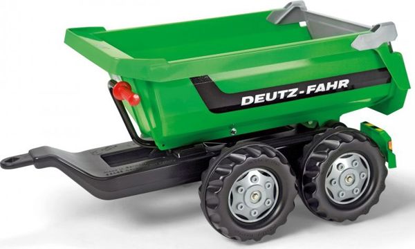 Rolly Toys RollyTrailer Deutz-Fahr Halfpipe Ανατρεπόμενο Ρυμουλκούμενο για Τρακτέρ, Με Διπλό Άξονα (7678227)