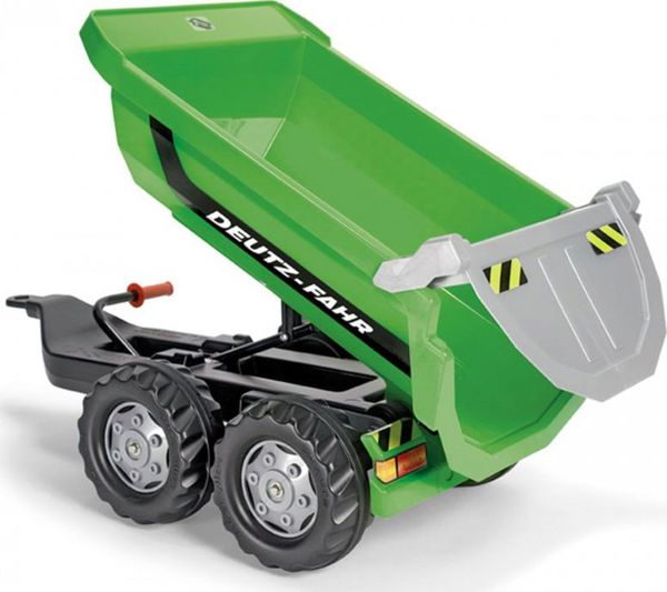Rolly Toys RollyTrailer Deutz-Fahr Halfpipe Ανατρεπόμενο Ρυμουλκούμενο για Τρακτέρ, Με Διπλό Άξονα (7678227)
