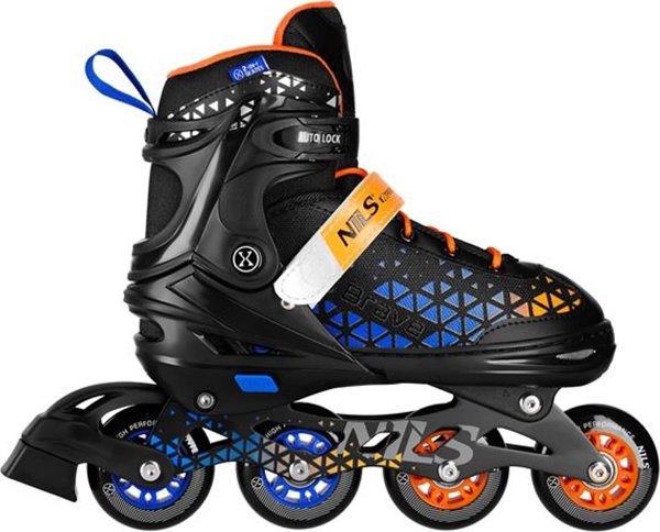 Ενσωματωμένα πατίνια Nils Extreme NH18190A 4in1 BRAVE SKATES ΜΠΛΕ-ΠΟΡΤΟΚΑΛΙ ΜΕΓΕΘΟΣ. Μ(34-38) ΜΕ ΔΙΑΣΤΑΣΕΙΣ. PL. NILS EXTREME HOCKEY 13814228 5907695556896