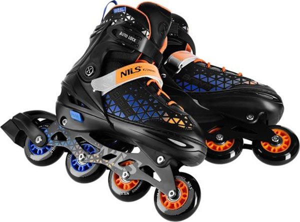 Ενσωματωμένα πατίνια Nils Extreme NH18190A 4in1 BRAVE SKATES ΜΠΛΕ-ΠΟΡΤΟΚΑΛΙ ΜΕΓΕΘΟΣ. Μ(34-38) ΜΕ ΔΙΑΣΤΑΣΕΙΣ. PL. NILS EXTREME HOCKEY 13814228 5907695556896
