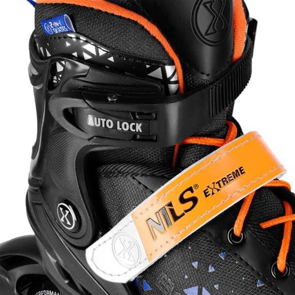 Ενσωματωμένα πατίνια Nils Extreme NH18190A 4in1 BRAVE SKATES ΜΠΛΕ-ΠΟΡΤΟΚΑΛΙ ΜΕΓΕΘΟΣ. Μ(34-38) ΜΕ ΔΙΑΣΤΑΣΕΙΣ. PL. NILS EXTREME HOCKEY 13814228 5907695556896