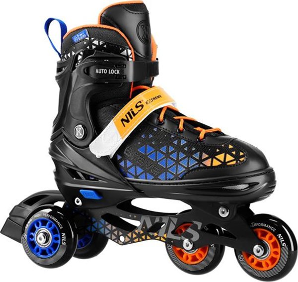 Ενσωματωμένα πατίνια Nils Extreme NH18190A 4in1 BRAVE SKATES ΜΠΛΕ-ΠΟΡΤΟΚΑΛΙ ΜΕΓΕΘΟΣ. Μ(34-38) ΜΕ ΔΙΑΣΤΑΣΕΙΣ. PL. NILS EXTREME HOCKEY 13814228 5907695556896