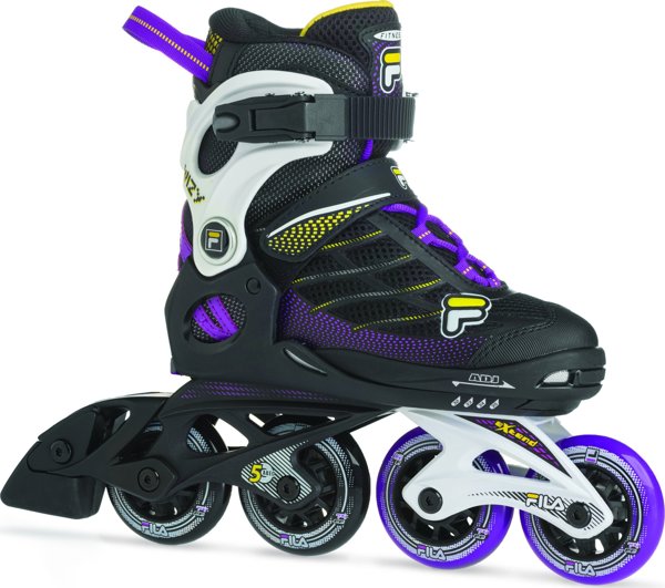 Fila Roller Skates Wizy G, Ρυθμιζόμενα Patins Αναψυχής, Μαύρα, Μέγεθος 38-41
